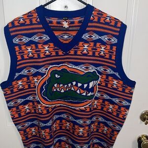 Florida Gators Sweater vest orange blue white